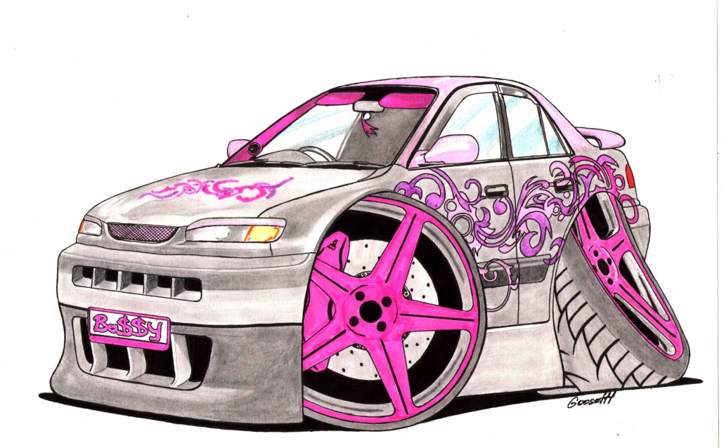 Toyota Corolla (E11) Pink Shock!!!!!!