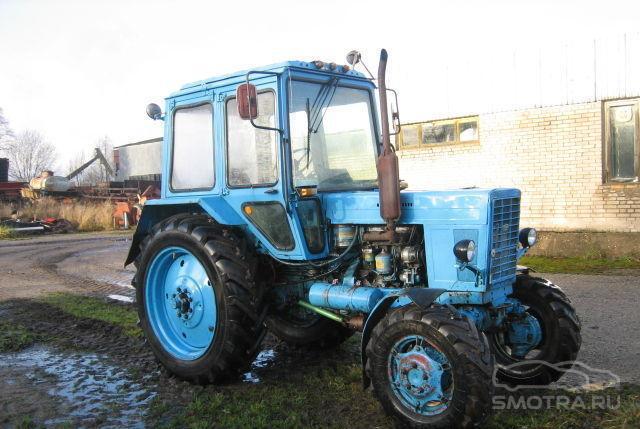Синий трактор